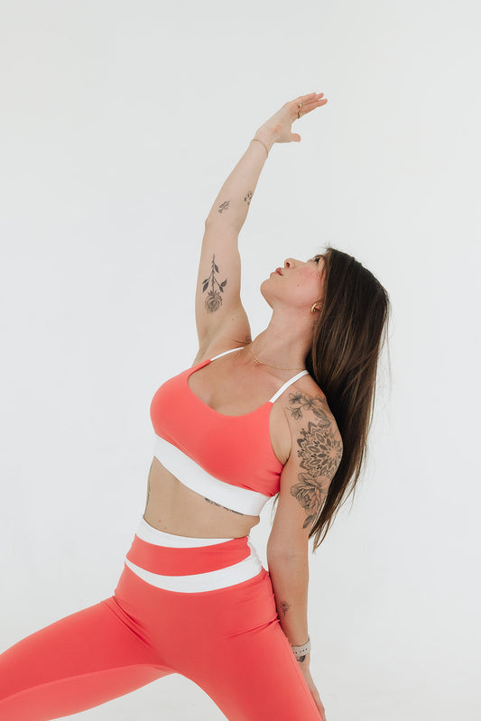 BLAZE PEACH CORE AXIS SET (Sports Bra)