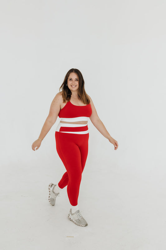 RED REIGN CORE AXIS SET (Leggings) - UNLMTD Active + Lounge