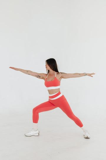 PEACH BLAZE CORE AXIS SET (Leggings)