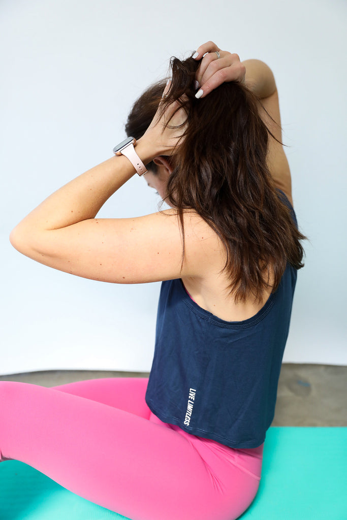 Effortless Flow Cropped Tank - UNLMTD Active + Lounge