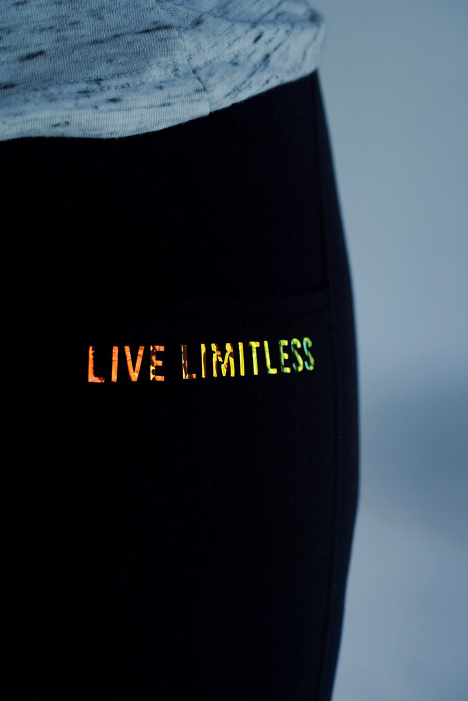 UNLMTD Lycra-Blend Essential Sweetheart Back Leggings - UNLMTD Active + Lounge