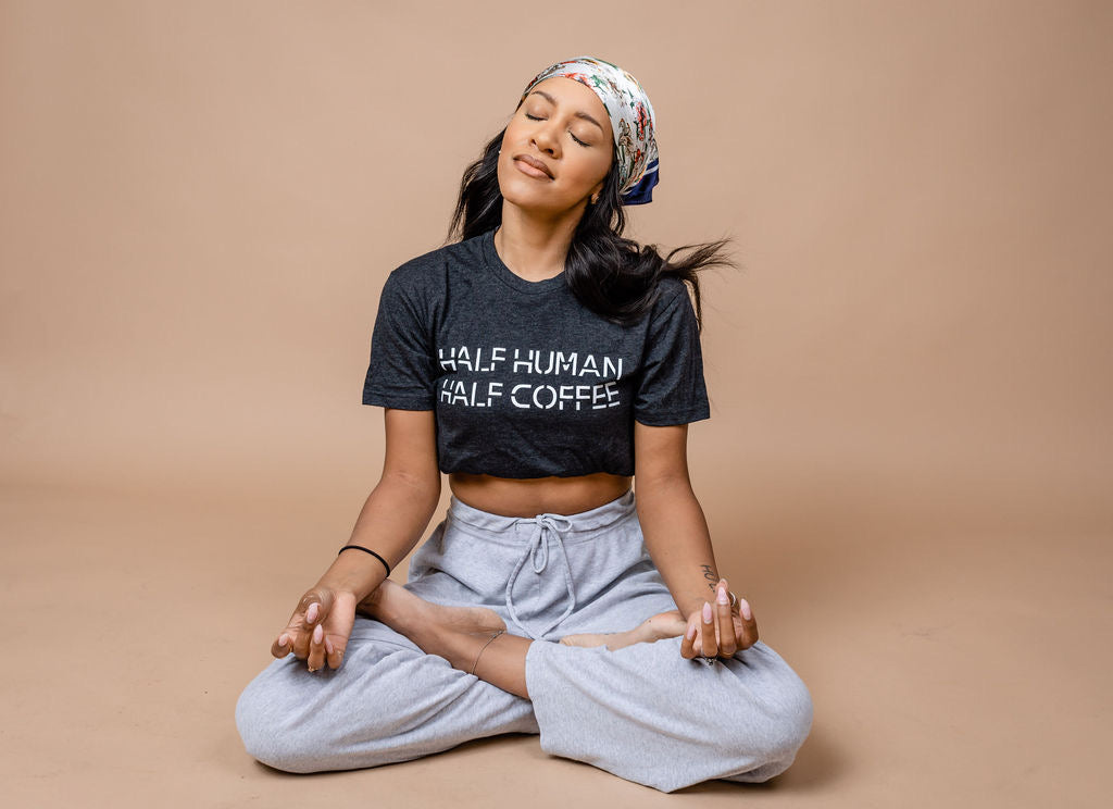 Half Human Half Coffee Unisex T-shirt - UNLMTD Active + Lounge