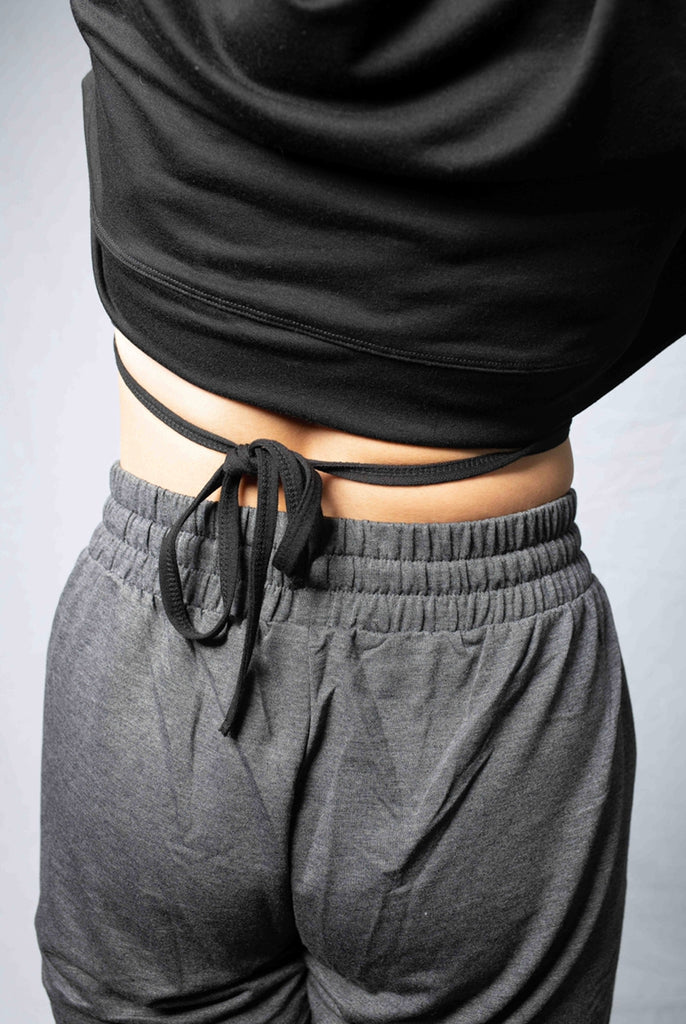 UNLMTD Crisscross Self-Tie Crop Top - SB & Co. | UNLMTD